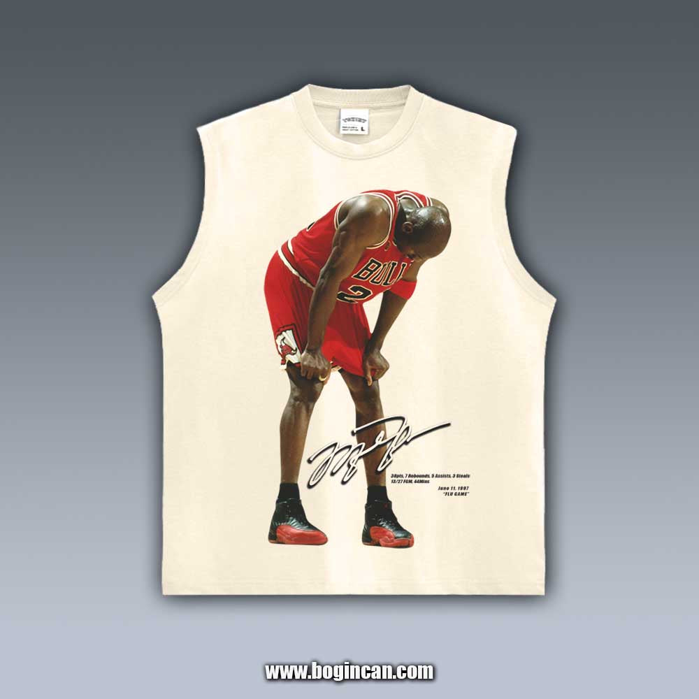 VINTAGE TANK TOP | MICHAEL JORDAN FLU GAME V5.14