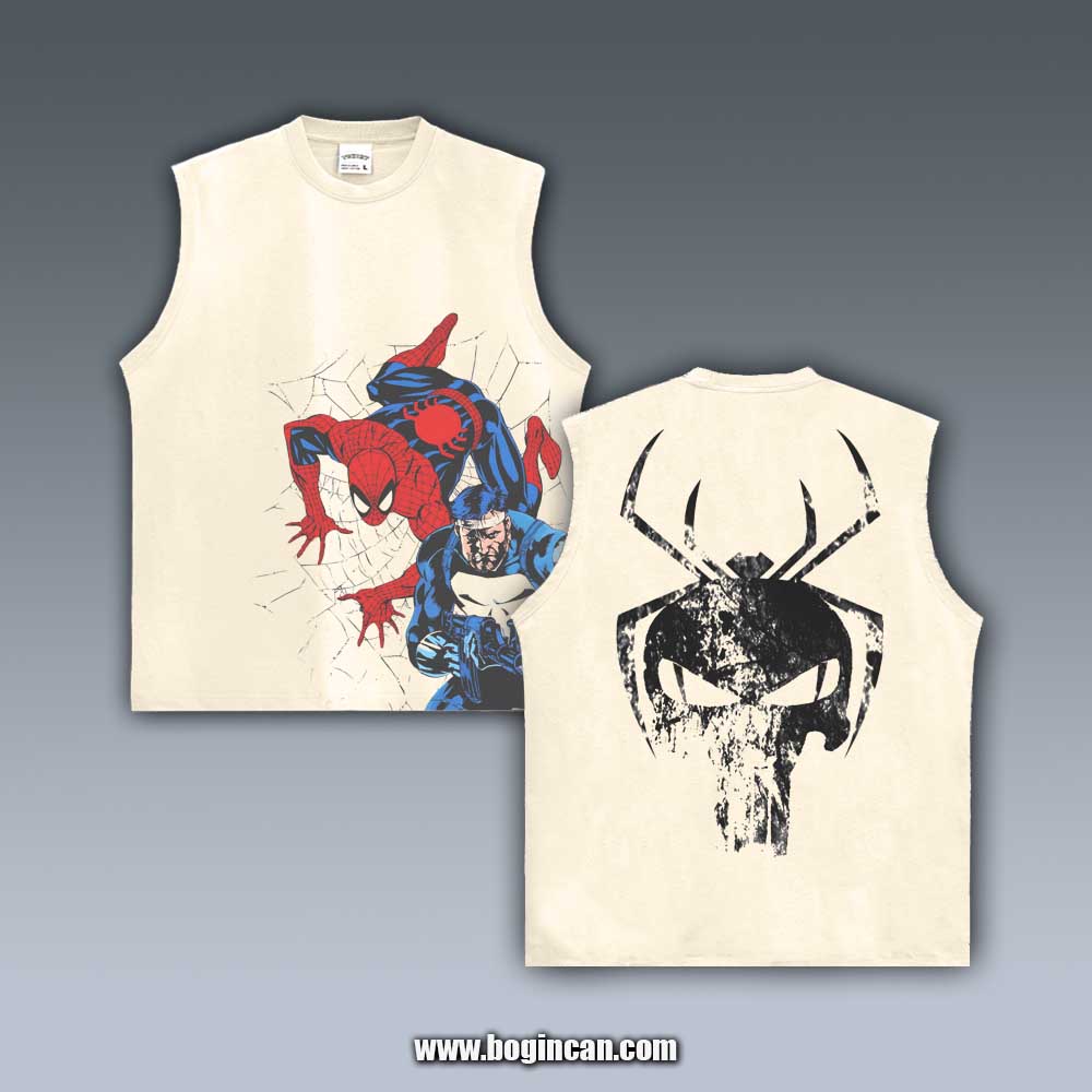VINTAGE TANK TOP | SPIDEY & PUNISHER V7.23