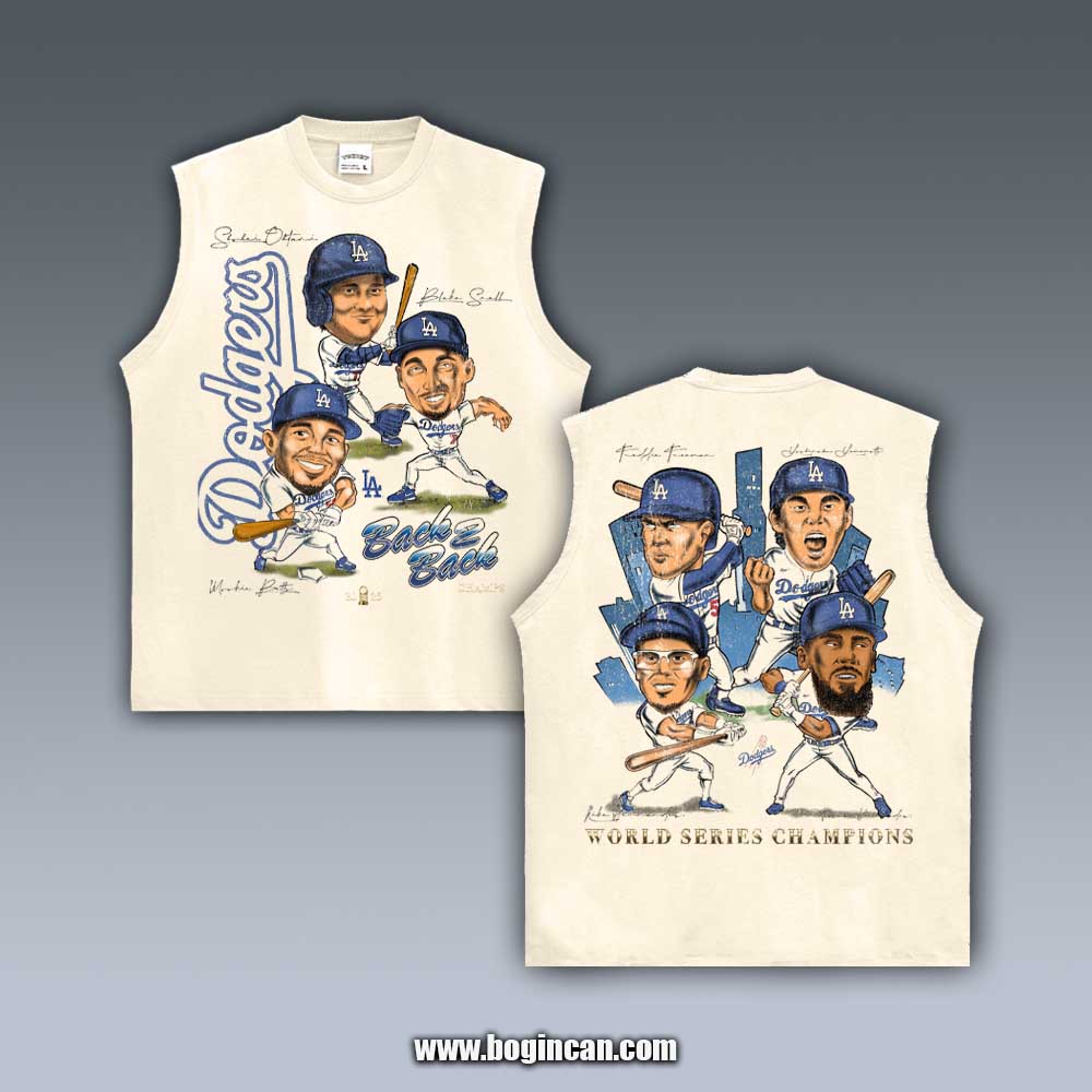 VINTAGE TANK TOP | 2025 DODGERS CHAMPIONS V4