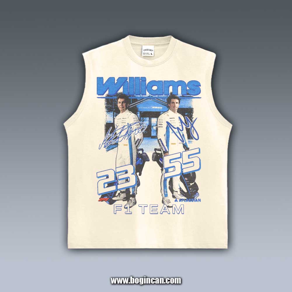 VINTAGE TANK TOP | WILLIAMS F1 DUO V6.17