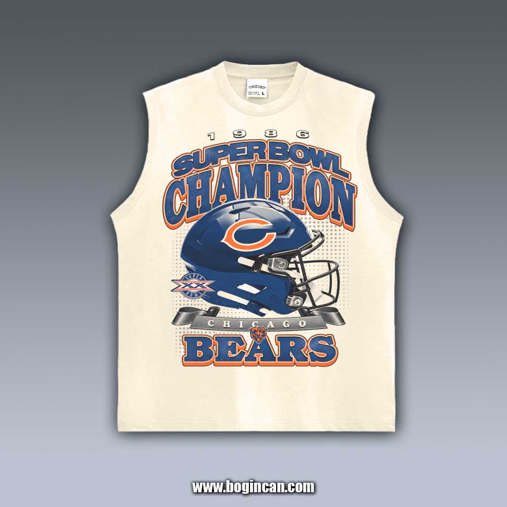 VINTAGE TANK TOP | CHICAGO BEARS 10.14