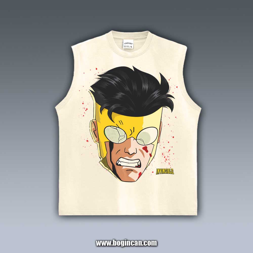 VINTAGE TANK TOP | BIG FACE INVINCIBLE