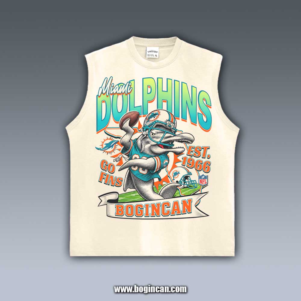 VINTAGE TANK TOP | DOLPHINS 10.14