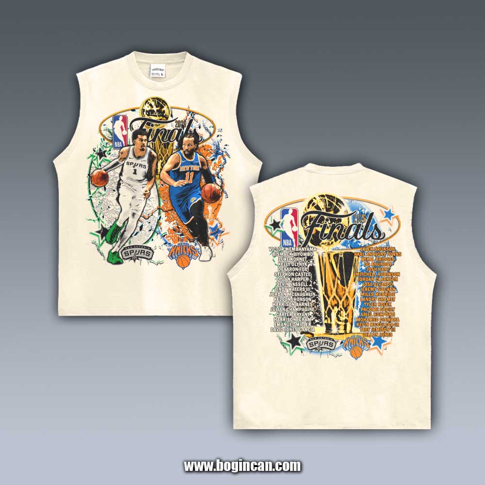 VINTAGE TANK TOP | 2026 NBA FINALS SPURS VS KNICKS 6.4.1