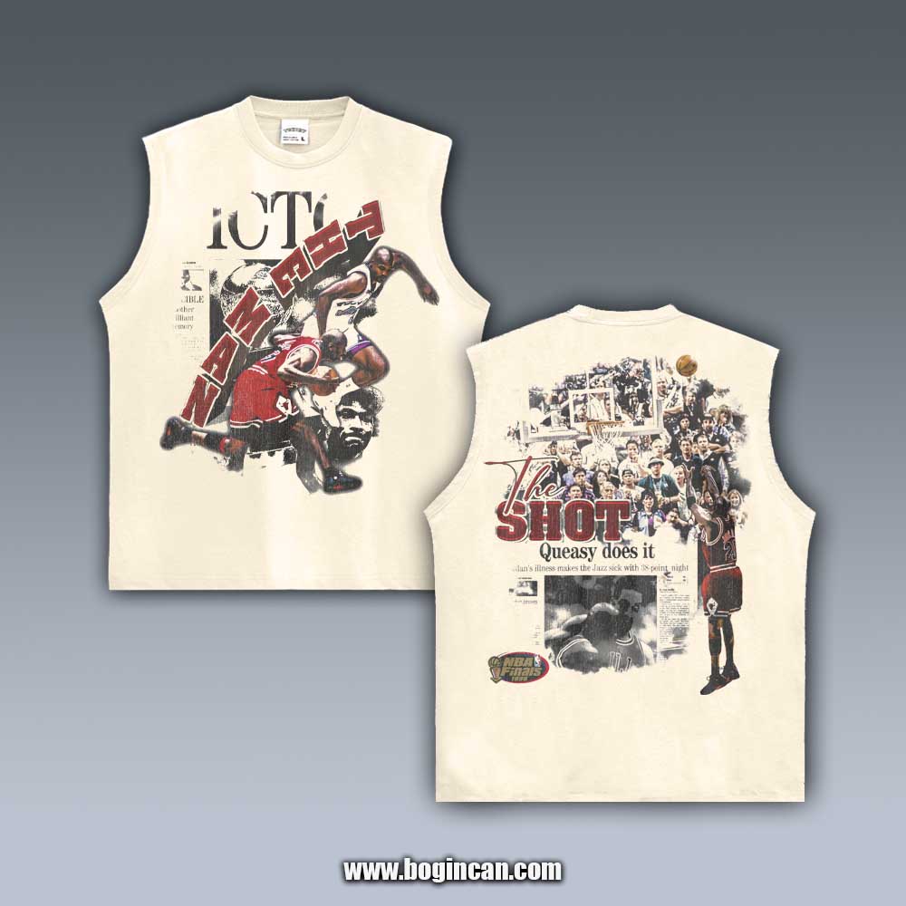 VINTAGE TANK TOP | THE MAN THE SHOT MICHAEL JORDAN 5.22
