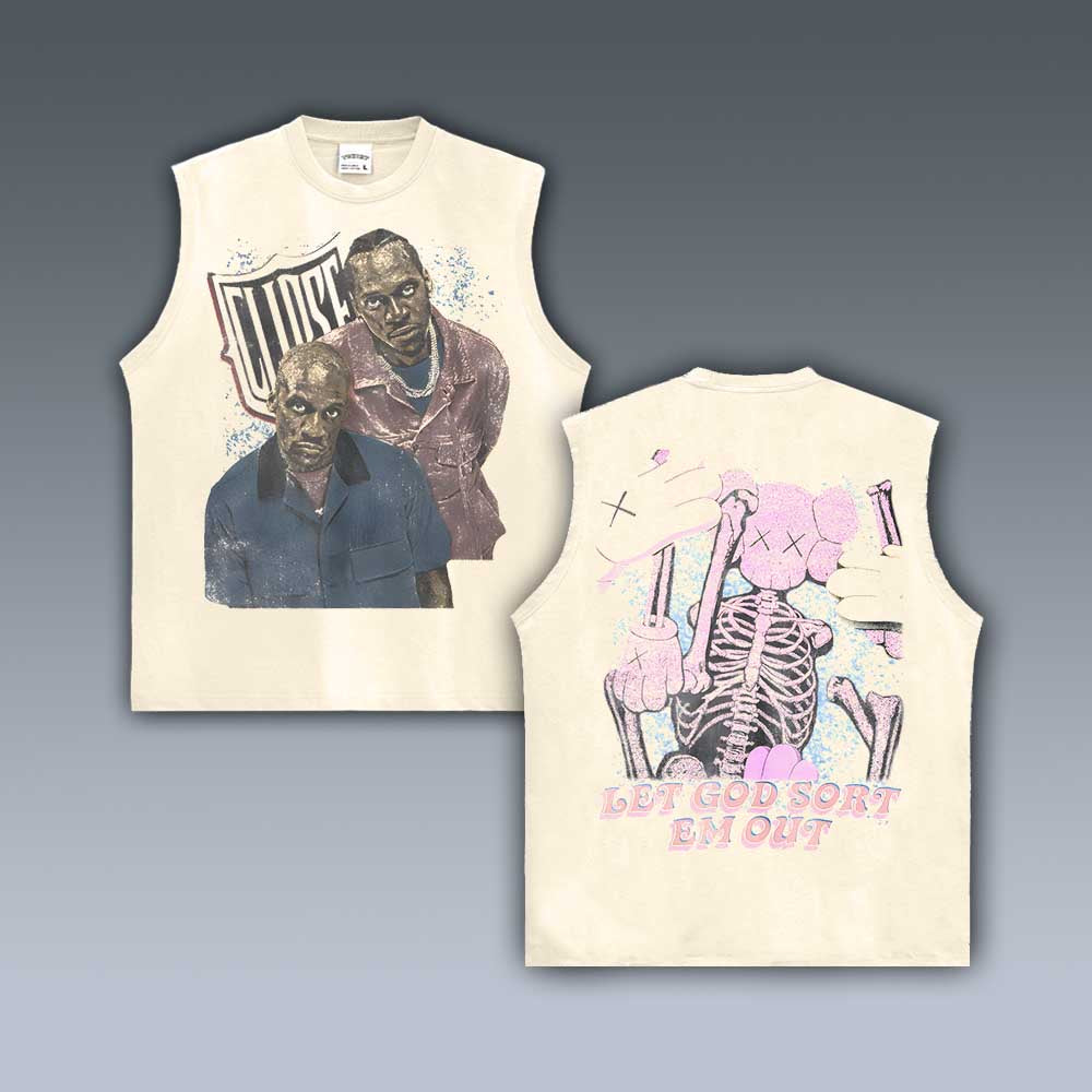 VINTAGE TANK TOP | LET GOD SORT EM OUT