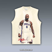 VINTAGE TANK TOP | LEBRON JAMES 76ERS 7.27.1