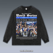 VINTAGE LONG SLEEVE TEE | 2025 DODGERS CHAMPIONS V1