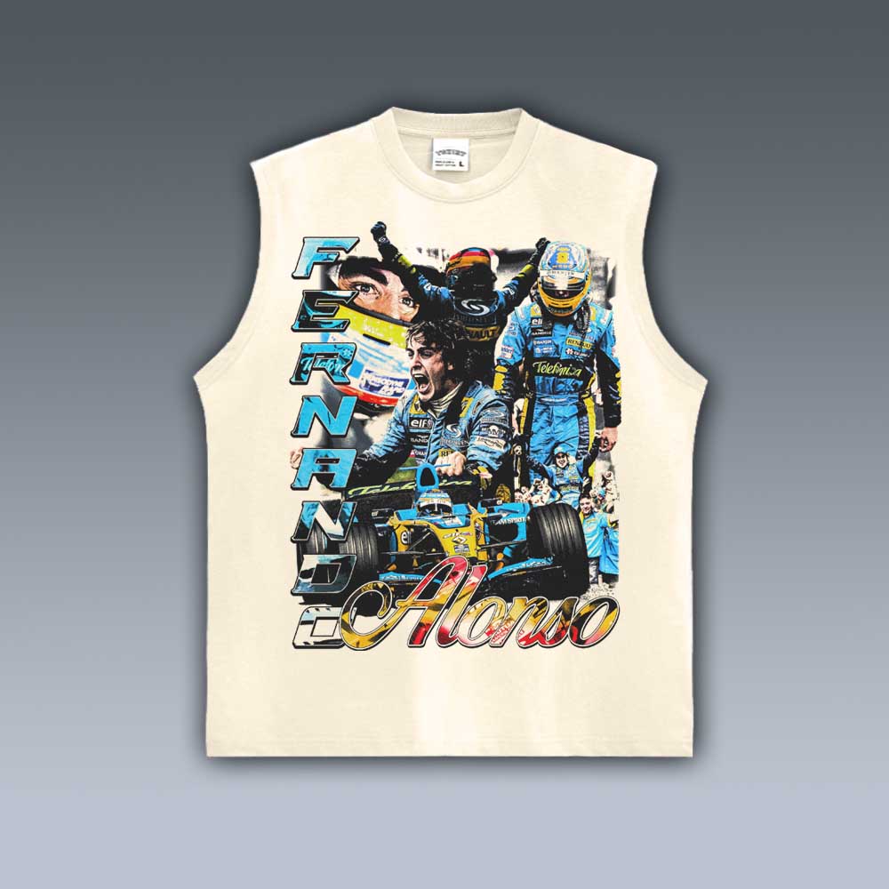 VINTAGE TANK TOP | FERNANDO ALONSO RENAULT 9.4