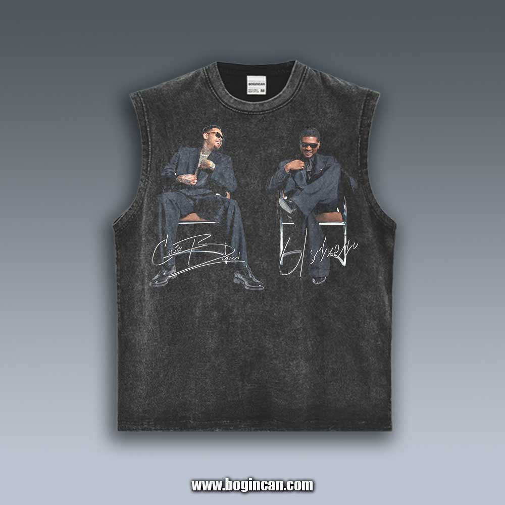 VINTAGE TANK TOP | CHRIS BROWN AND USHER R&B TOUR V4.28.4