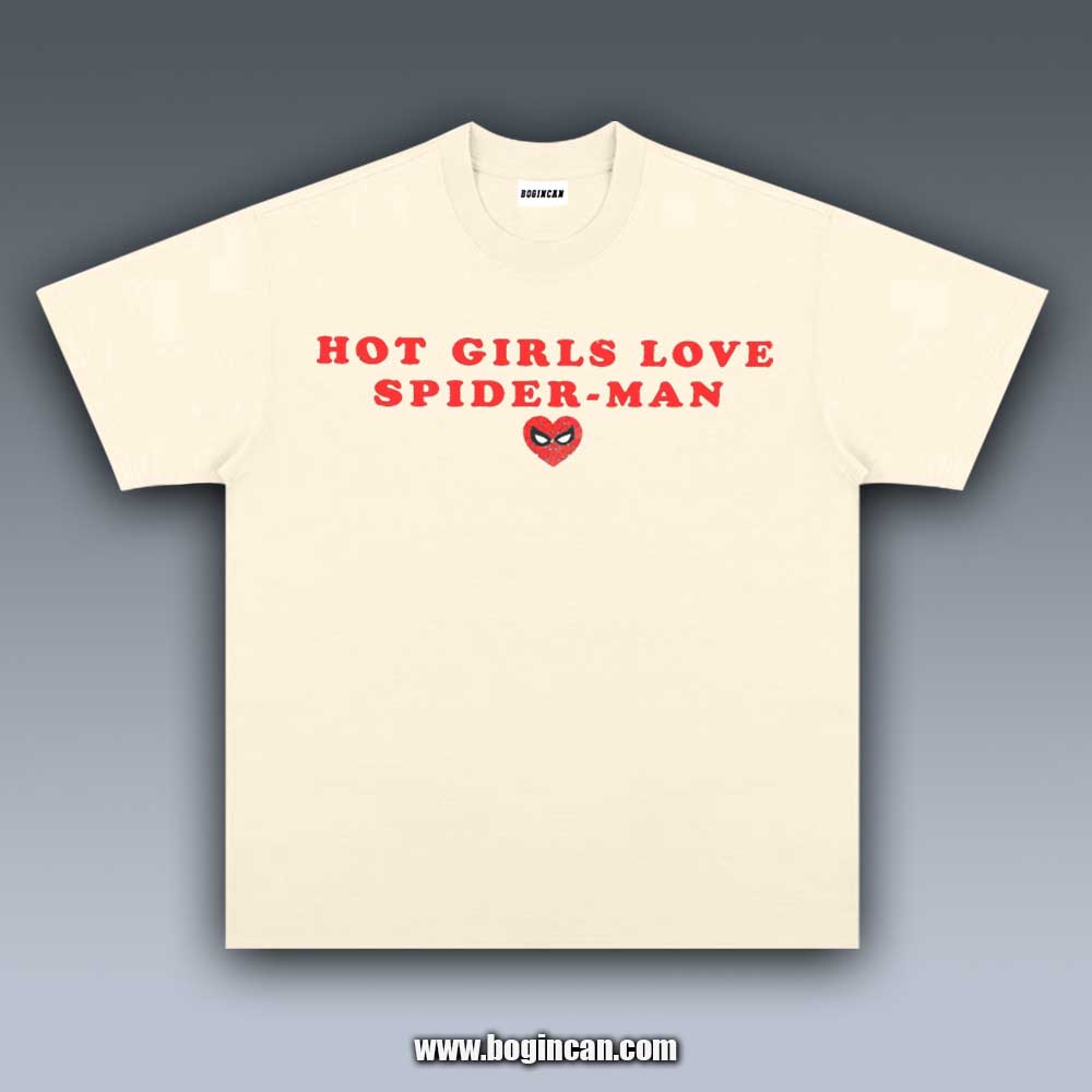 VINTAGE TEE | SPIDERMAN HOT GIRLS 6.30