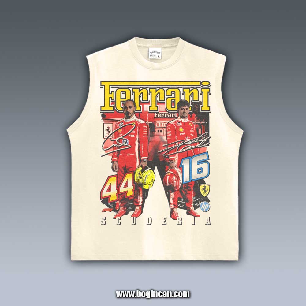 VINTAGE TANK TOP | SCUDERIA FERRARI DUO V6.17