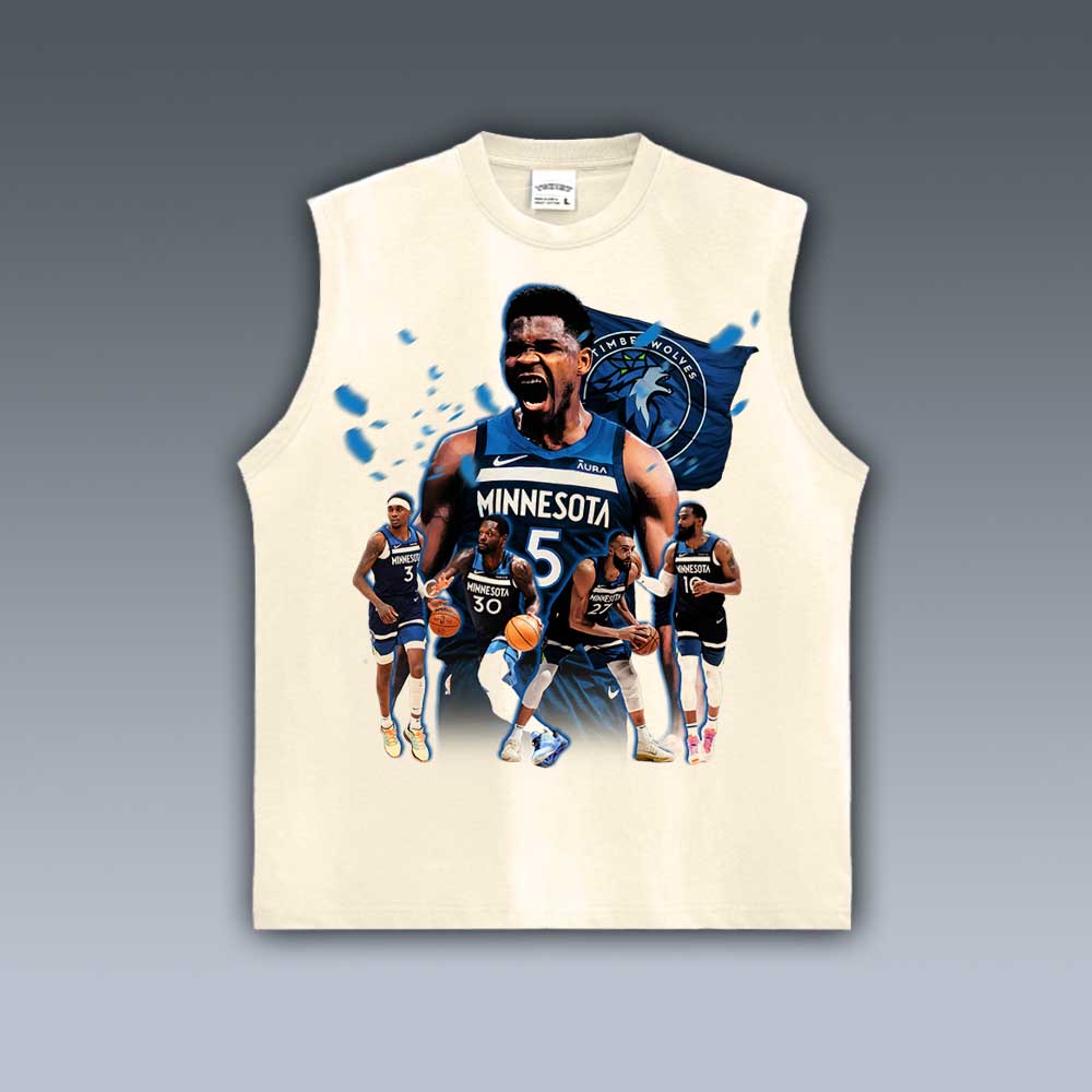 VINTAGE TANK TOP | 2025 TIMBERWOLVES 5.7