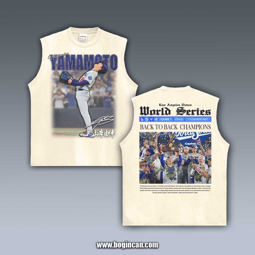 VINTAGE TANK TOP | DODGERS YAMAMOTO 11.3
