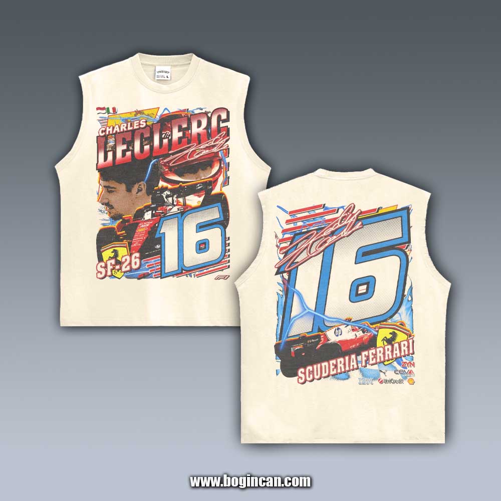 VINTAGE TANK TOP | CHARLES LECLERC V6.17