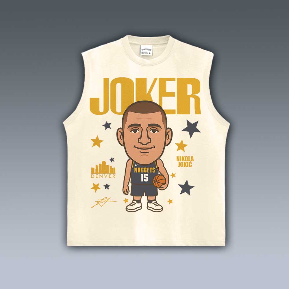 VINTAGE TANK TOP | JOKIC CARTOON