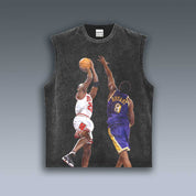 VINTAGE TANK TOP | KOBE VS JORDAN FADEAWAY 4.23