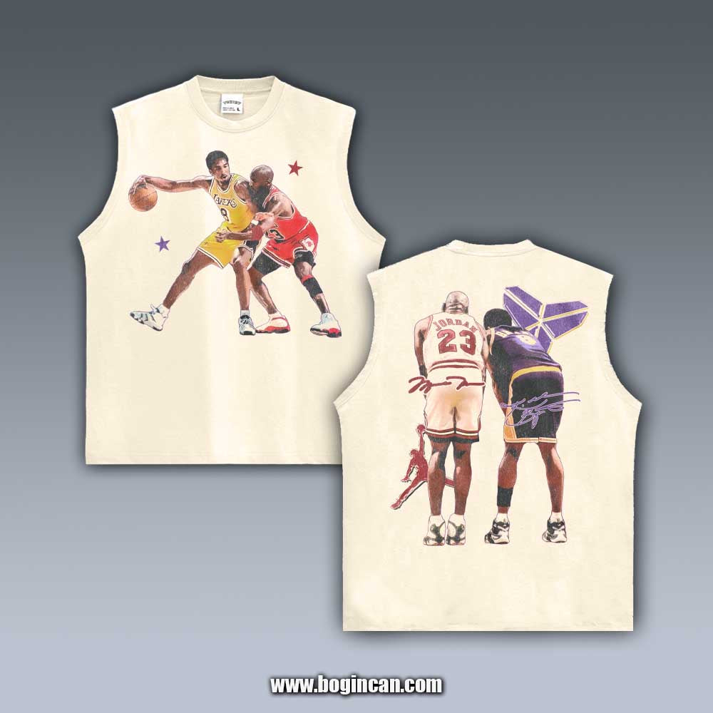 VINTAGE TANK TOP | KOBE VS. MJ V5.15