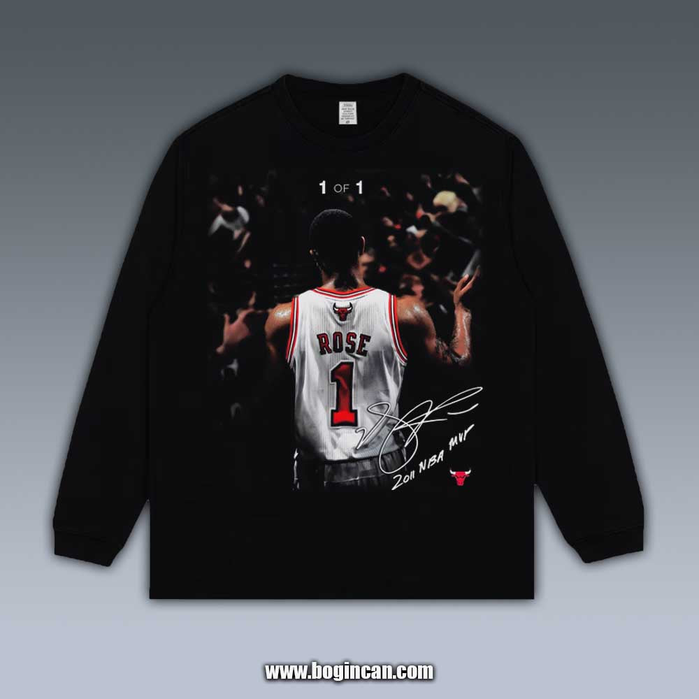 VINTAGE LONG SLEEVE TEE | DERRICK ROSE 25.2.7