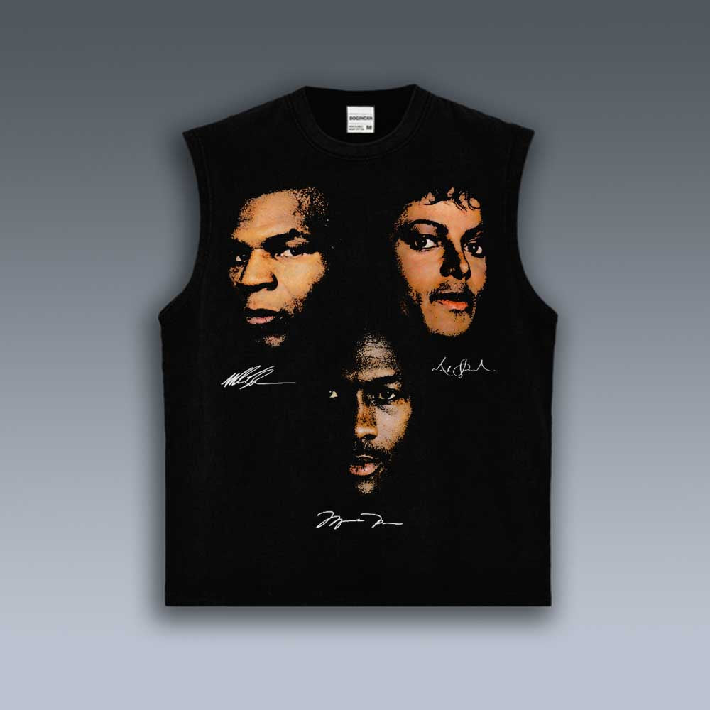 VINTAGE TANK TOP | MICHAEL JACKSON MICHAEL JORDAN MIKE TYSON 11.28