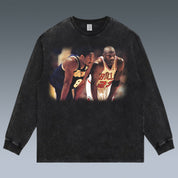 VINTAGE LONG SLEEVE TEE | KOBE & JORDAN