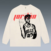 VINTAGE LONG SLEEVE TEE | MICHAEL JORDAN 4.9