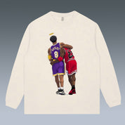 VINTAGE LONG SLEEVE TEE | KOBE & JORDAN