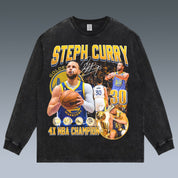 VINTAGE LONG SLEEVE TEE | STEPHEN CURRY