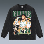 VINTAGE LONG SLEEVE TEE | GIANNIS ANTETOKOUNMPO