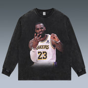 VINTAGE LONG SLEEVE TEE | LEBRON JAMES 40000