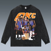 VINTAGE LONG SLEEVE TEE | OKC THUNDER