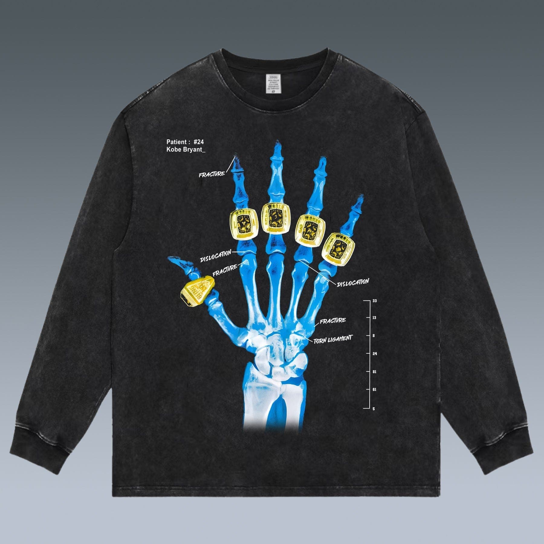 VINTAGE LONG SLEEVE TEE | KOBE X-RAY