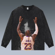 VINTAGE LONG SLEEVE TEE | LEBRON JAMES