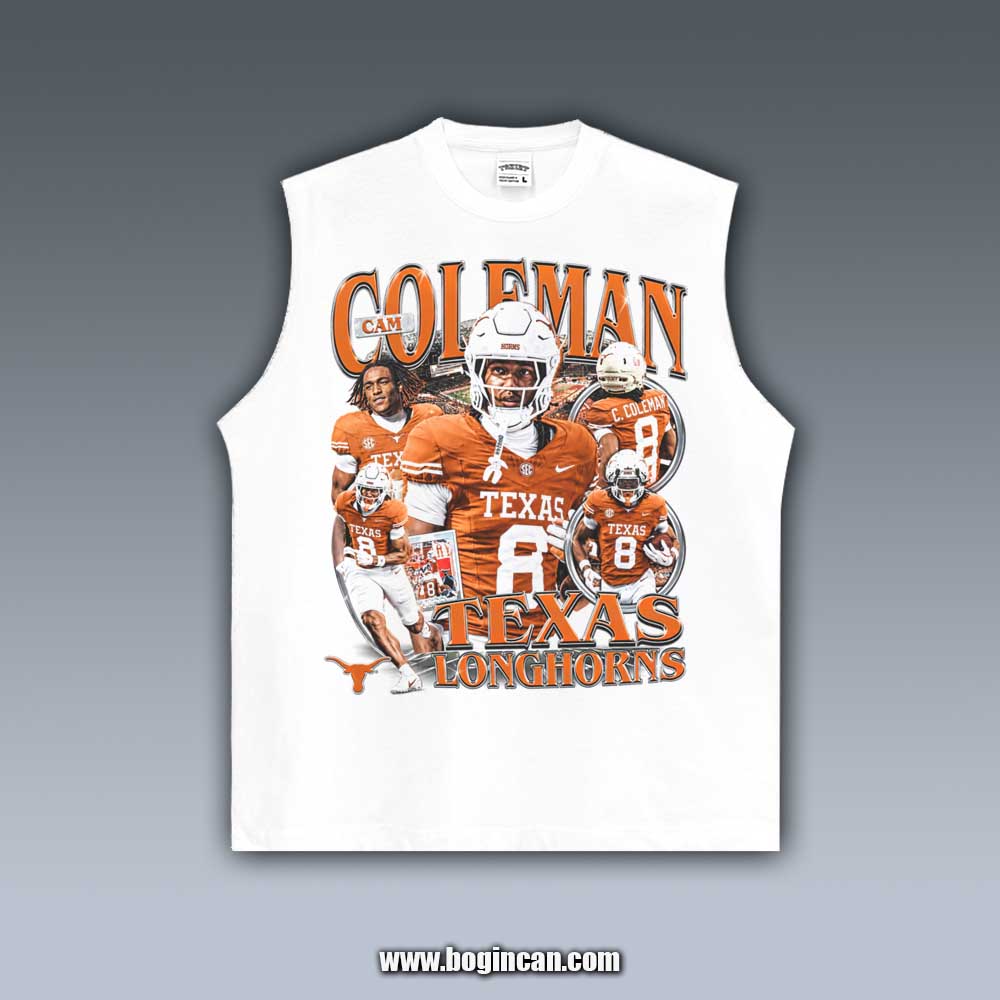 VINTAGE TANK TOP | CAM COLEMAN TEXAS 10.14