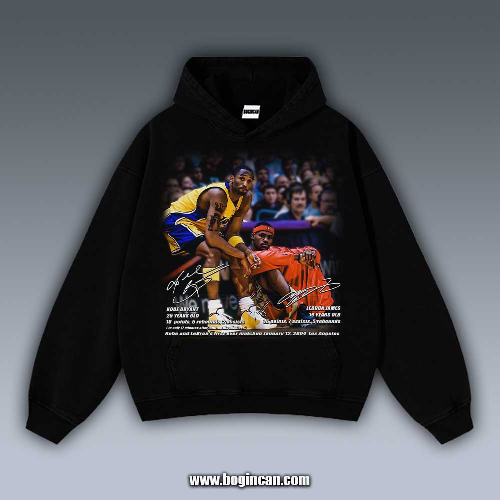 VINTAGE HOODIES | KOBE AND LEBRON’S FIRST EVER MATCHUP
