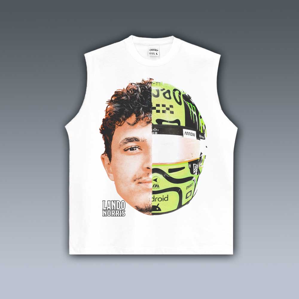 VINTAGE TANK TOP | LANDO NORRIS BIG FACE 9.4