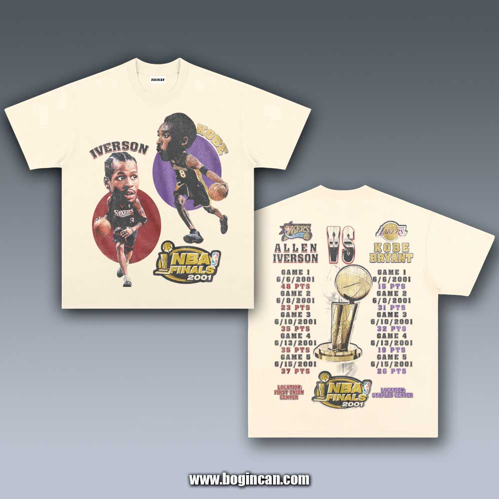 VINTAGE TEE | KOBE VS. IVERSON BIG HEAD