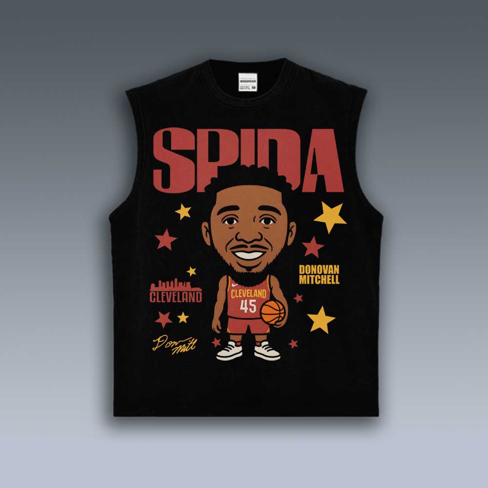 VINTAGE TANK TOP | DONOVAN MITCHELL CARTOON