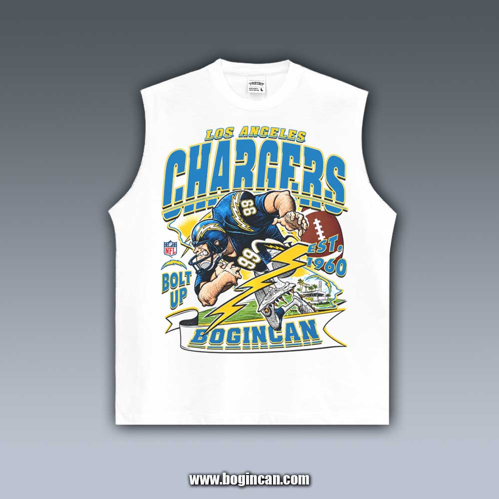VINTAGE TANK TOP | CHARGERS 10.14