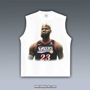 VINTAGE TANK TOP | SIXERS KING JAMES 8.29