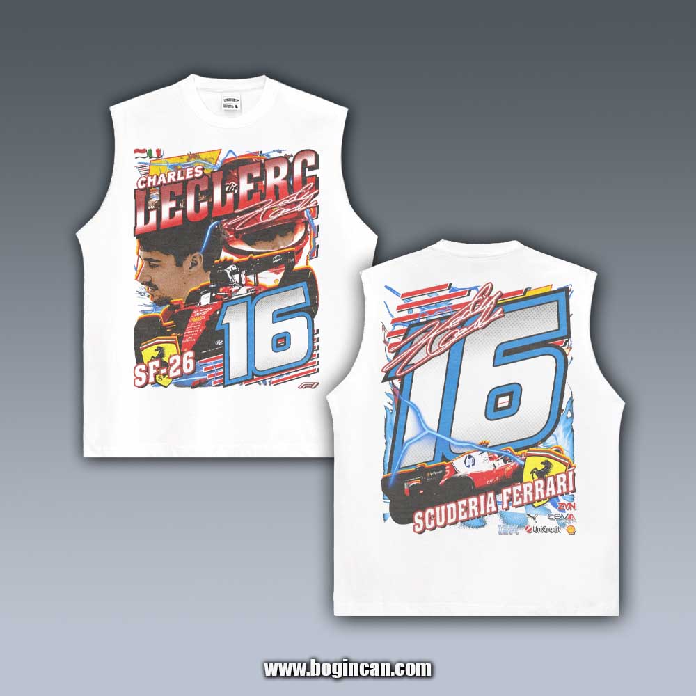 VINTAGE TANK TOP | CHARLES LECLERC V6.17