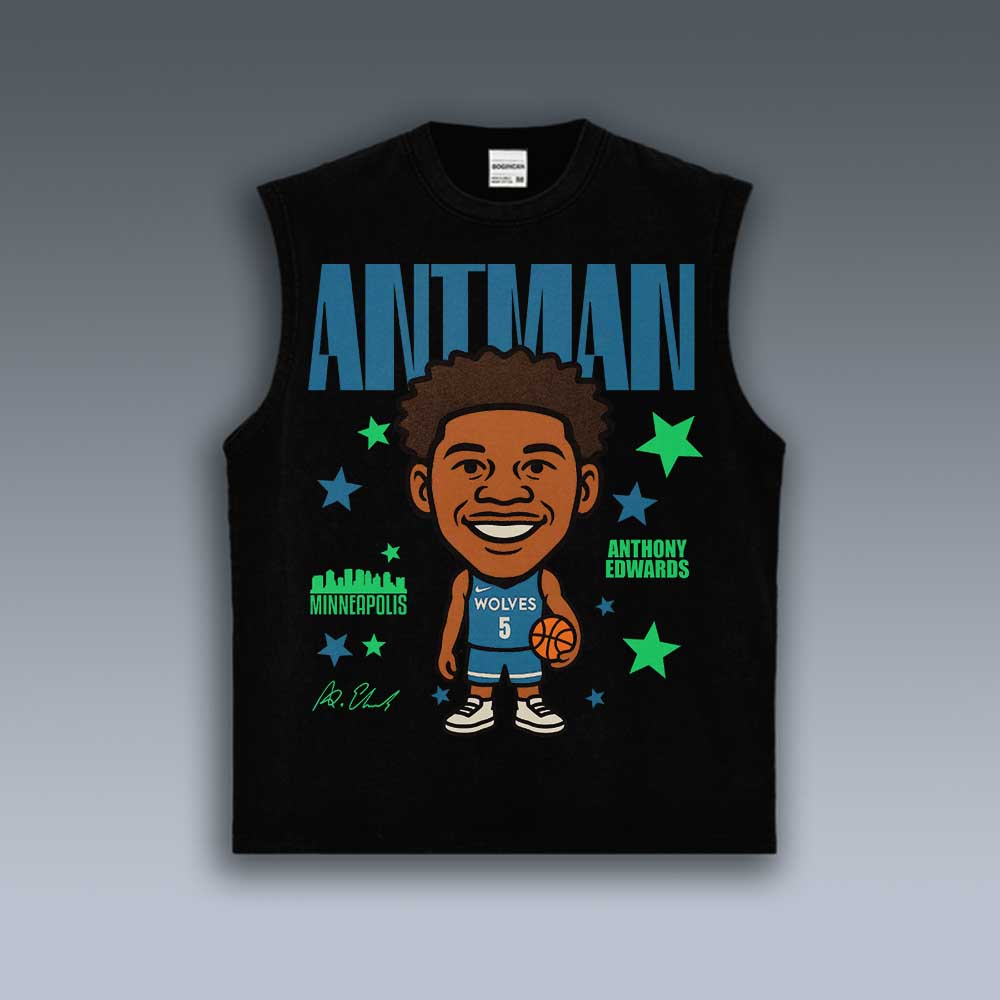VINTAGE TANK TOP | ANTHONY EDWARDS CARTOON