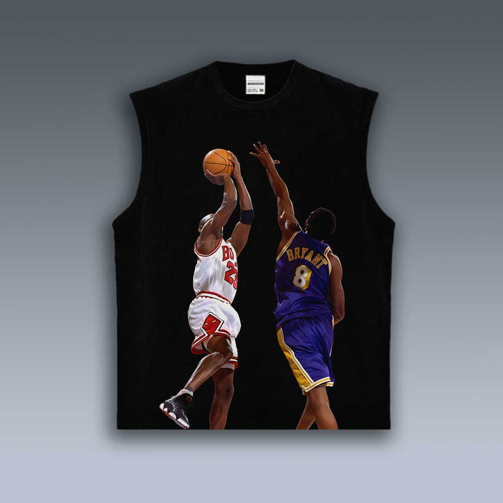 VINTAGE TANK TOP | KOBE VS JORDAN FADEAWAY 4.23