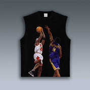 VINTAGE TANK TOP | KOBE VS JORDAN FADEAWAY 4.23