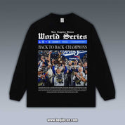 VINTAGE LONG SLEEVE TEE | 2025 DODGERS CHAMPIONS V1