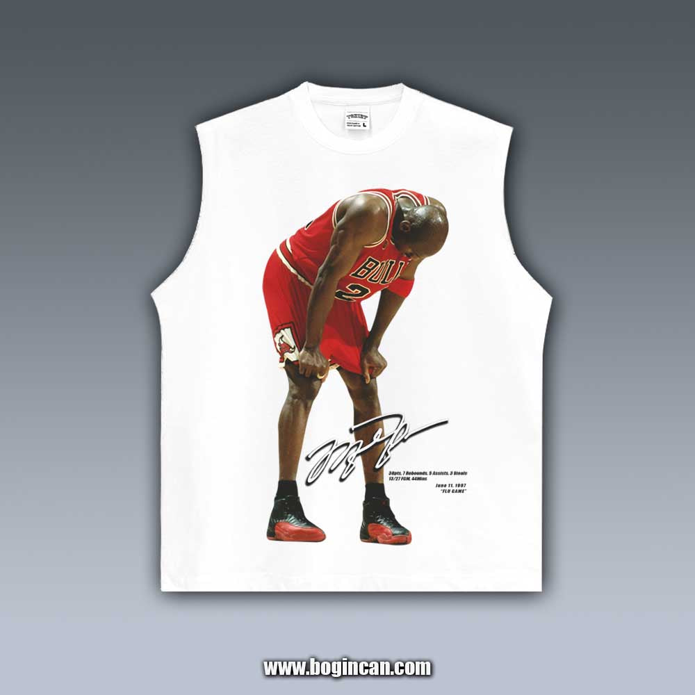 VINTAGE TANK TOP | MICHAEL JORDAN FLU GAME V5.14