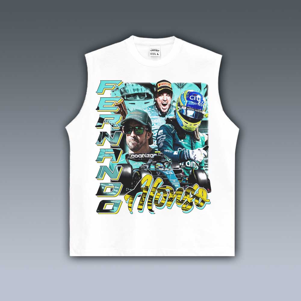 VINTAGE TANK TOP | FERNANDO ALONSO ASTON MARTIN 9.4
