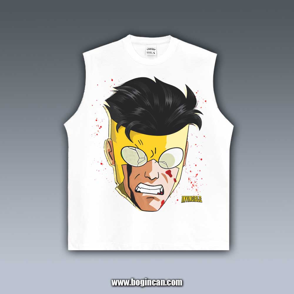 VINTAGE TANK TOP | BIG FACE INVINCIBLE