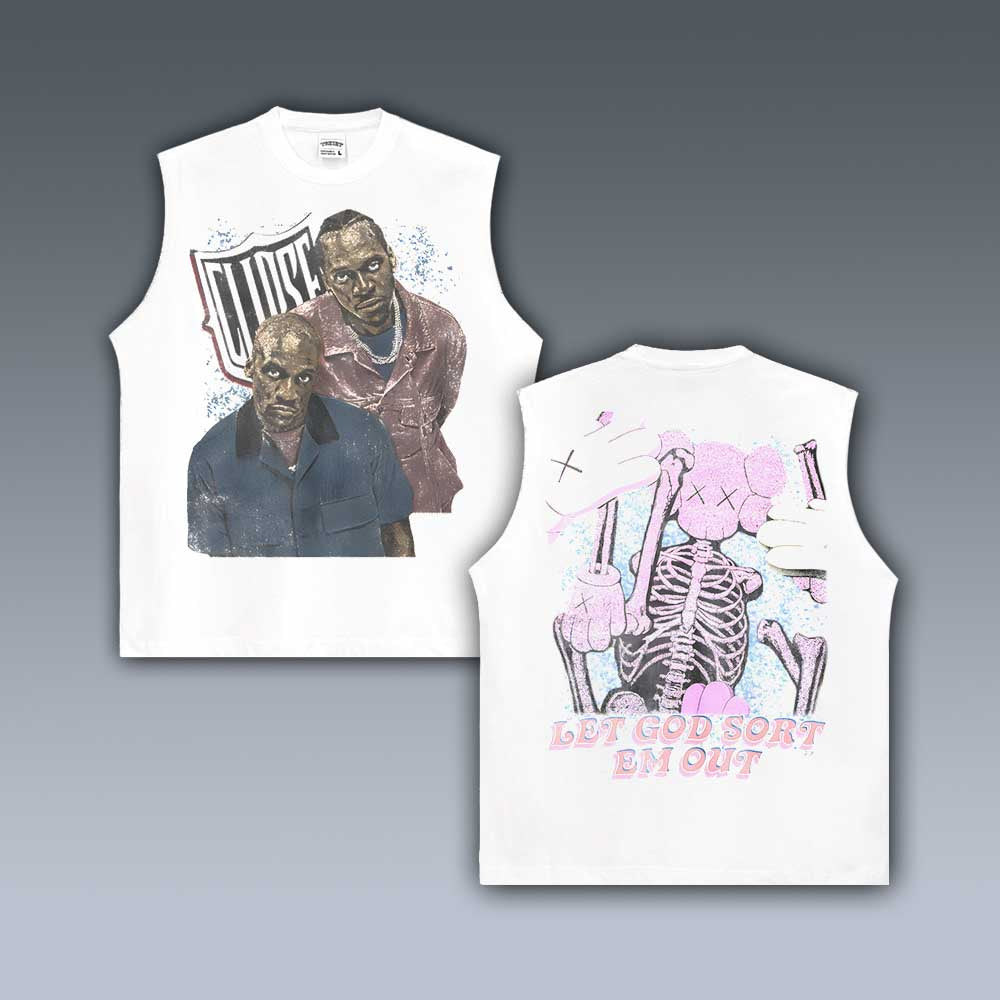 VINTAGE TANK TOP | LET GOD SORT EM OUT