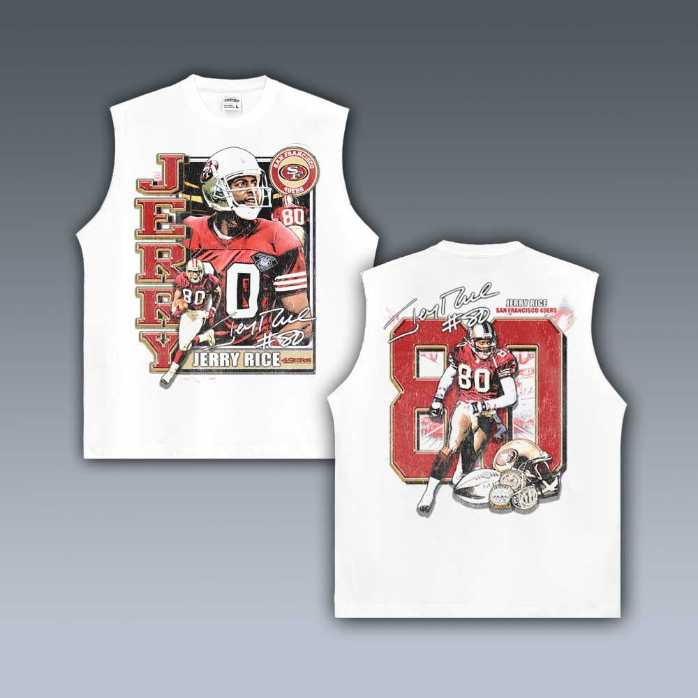 VINTAGE TANK TOP | JERRY RICE RINGS 9.1
